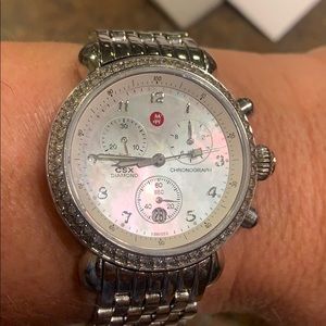 Michele diamond watch